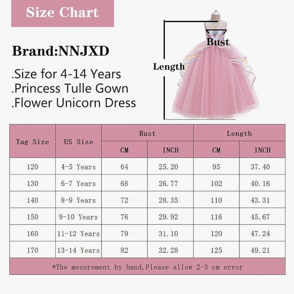 Unicorn Princess Halloween Costume with Purse - NWT - in two big girl sizes - Picture 5 of 11